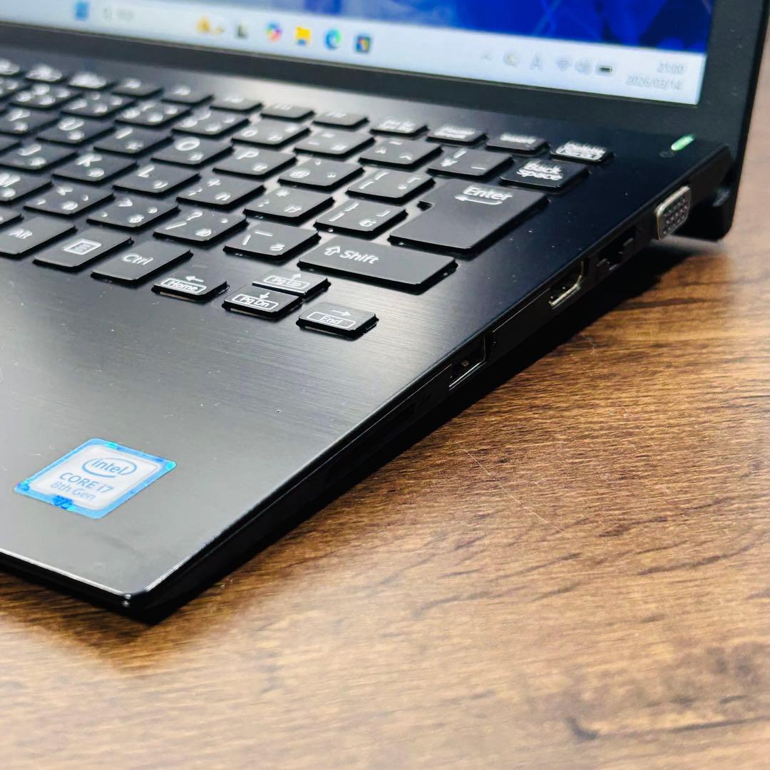 第8世代i7★メモリ16GB★SSD搭載★高性能ノートパソコン★VAIO