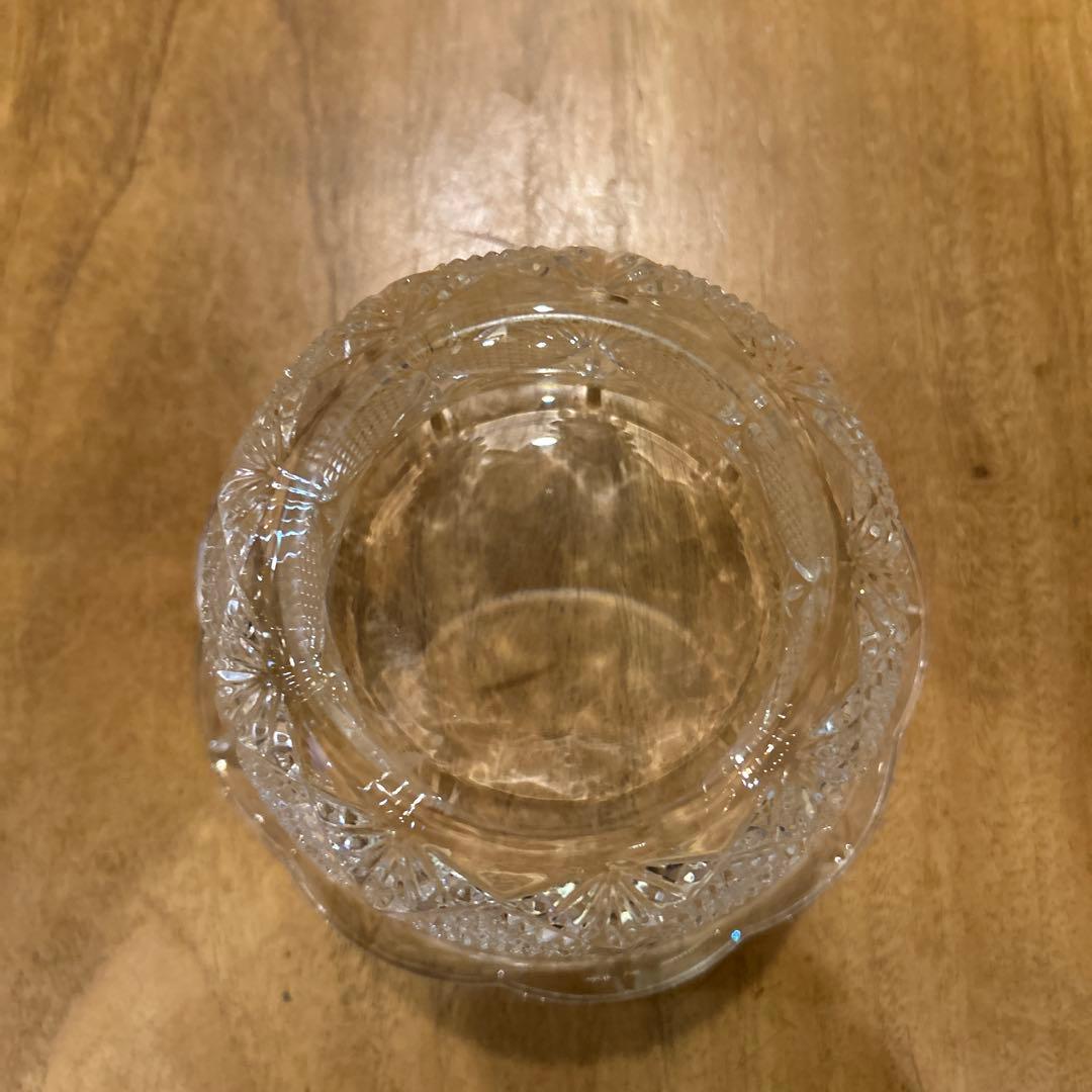 イタリア製　ビンテージクリスタル　ビスケットバロー