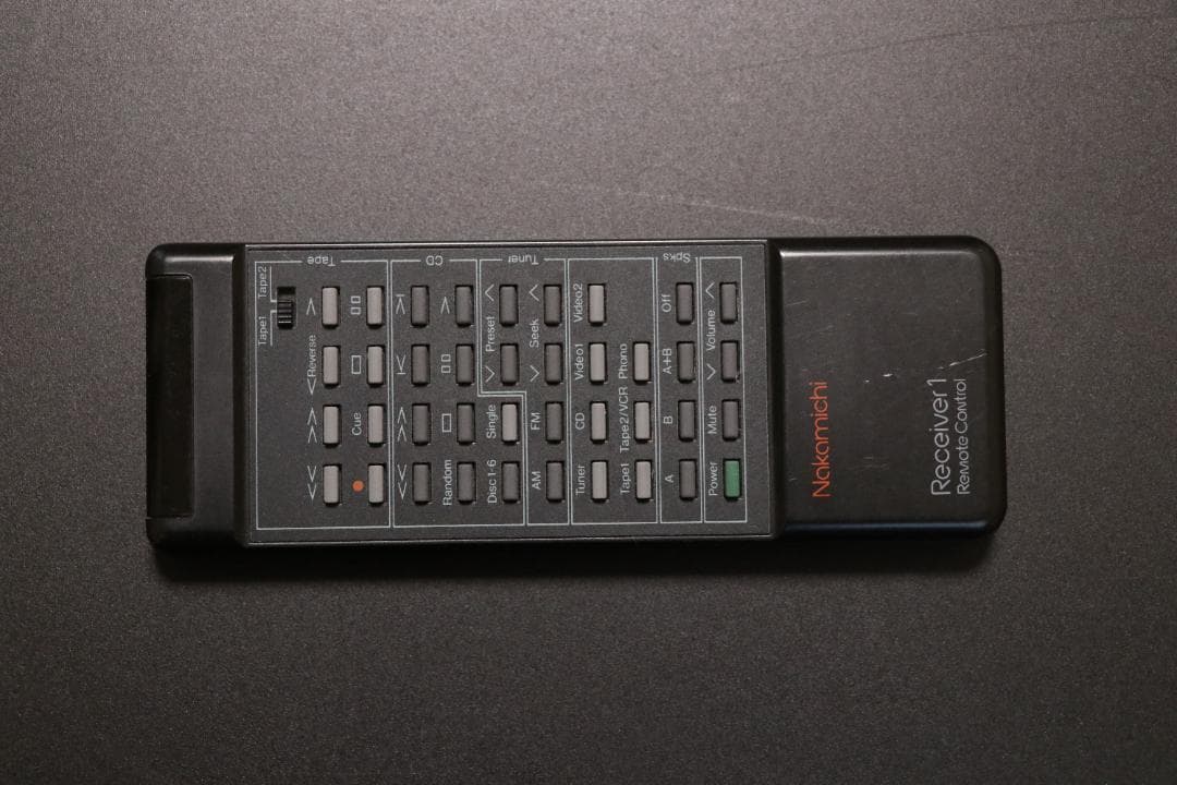 ナカミチ　リモコン+CD Player2でカセットデッキ操作可能