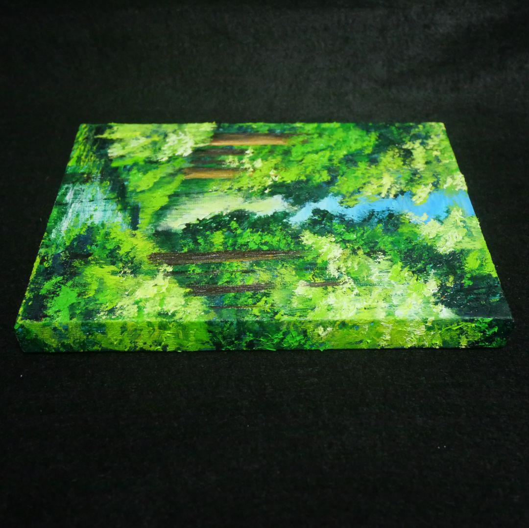 油絵 油彩 油彩画 絵 絵画 F0号【夏】