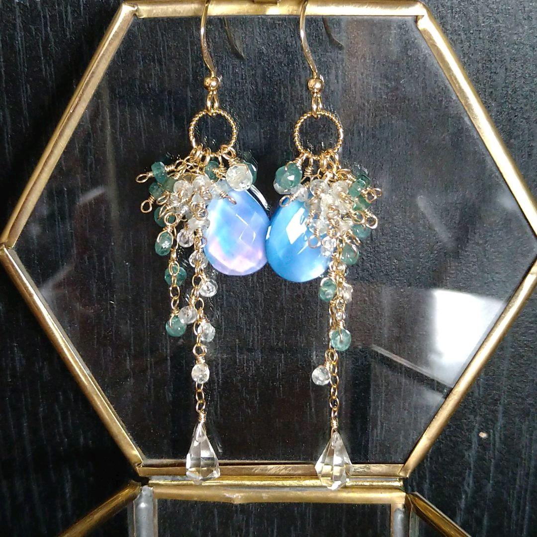 新作…南国リゾートの美しい海…美しい波の音…♡ブルーオニキス&マザーオブパール②