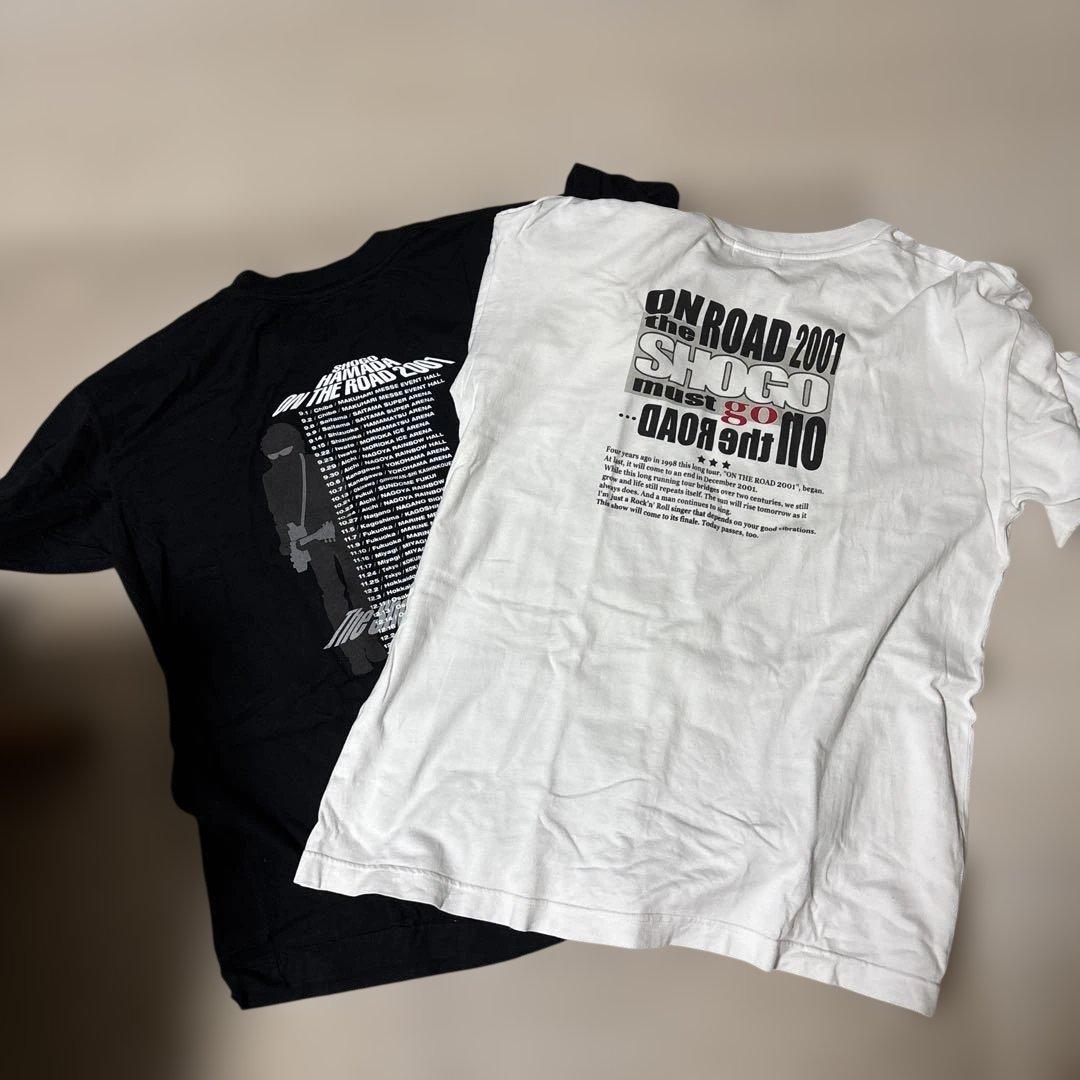 浜田省吾2001 The Shogo ￼Must Go On ツアーTシャツ2枚