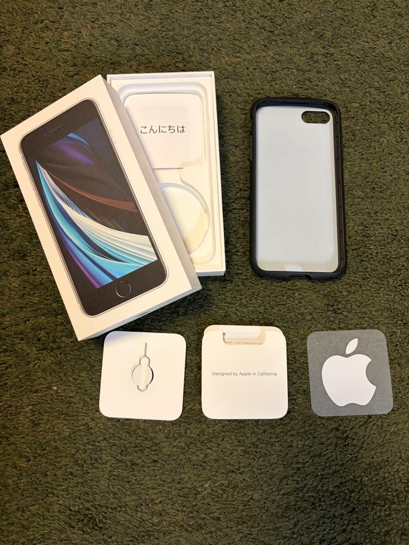 【美品】iPhone SE 第2世代 64GB ホワイト SIMフリー 判定◯