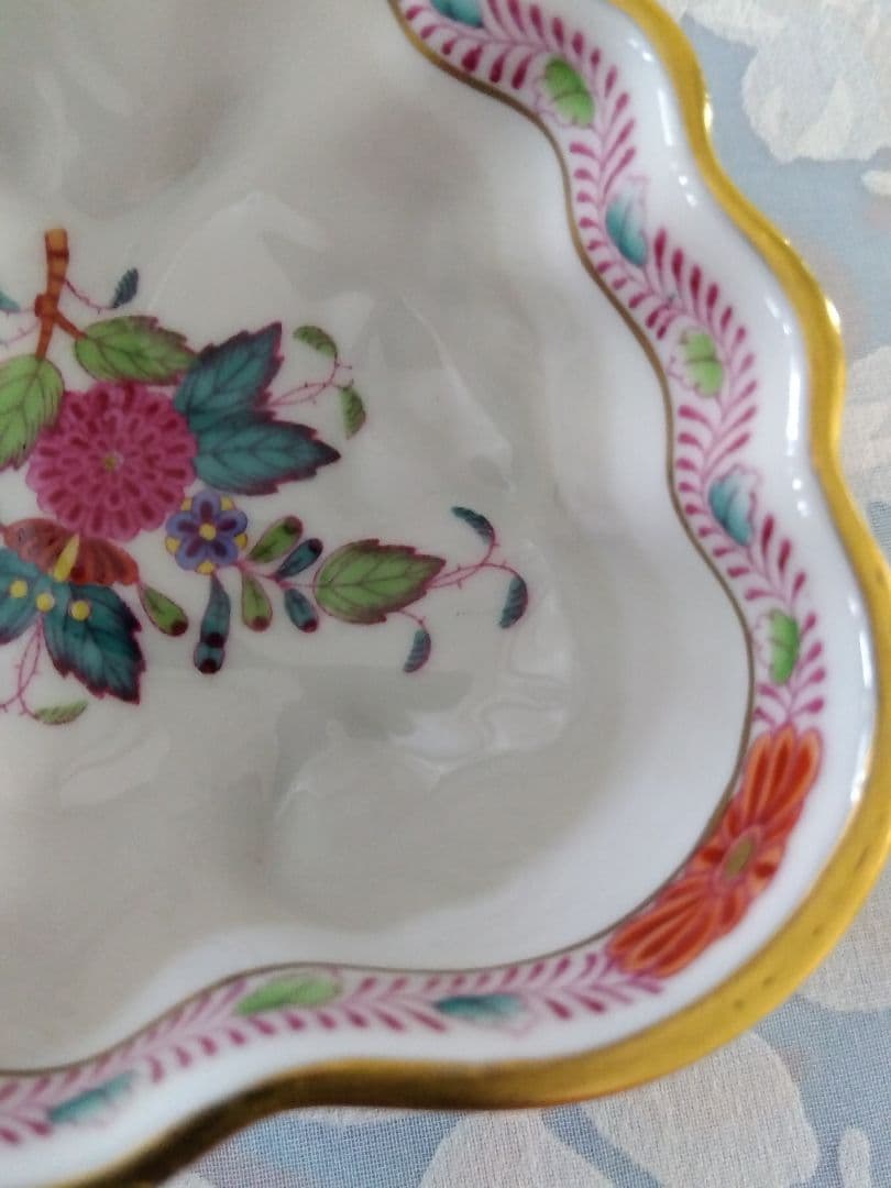 h*ギ様 【ヘレンド】アポニーフラワーオープンシュガー 多彩色