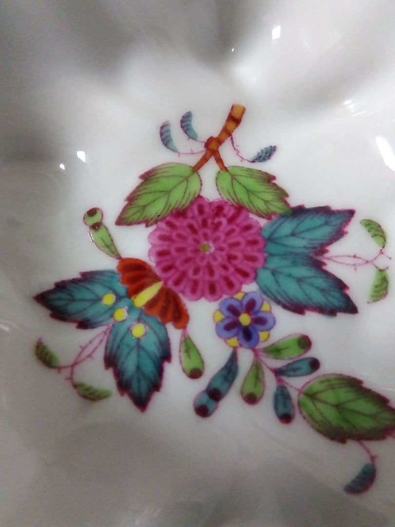 h*ギ様 【ヘレンド】アポニーフラワーオープンシュガー 多彩色