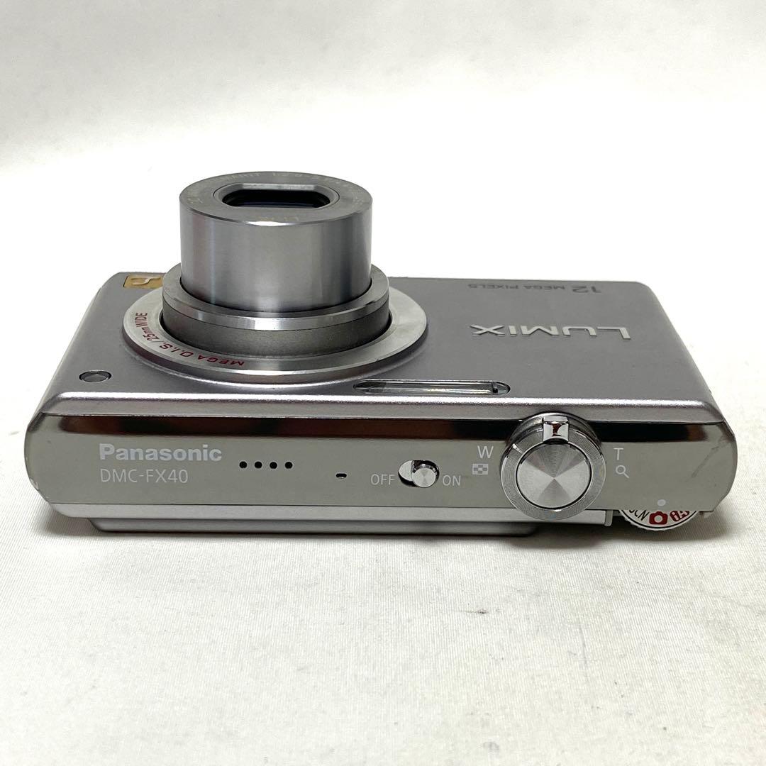 DMC-FX40 シルバー 12MEGA PIXELS コンパクトデジタルカメラ