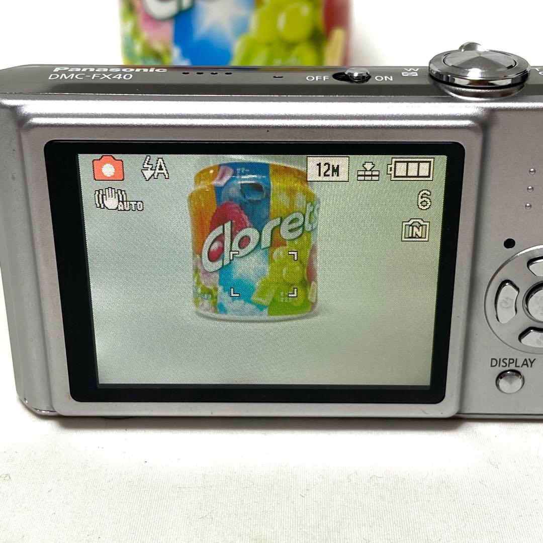 DMC-FX40 シルバー 12MEGA PIXELS コンパクトデジタルカメラ