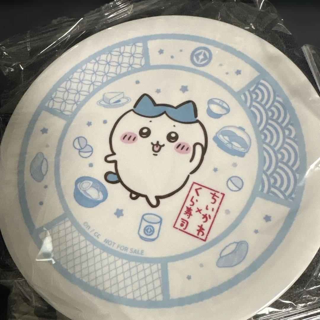 ちいかわ✖️くら寿司　お皿4枚セットコンプリート　マグネット　フィギュア　缶バッチ