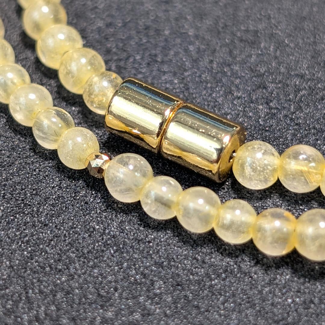 【数量限定】ゴールドルチル×K18 3WAYブレス ネックレス アンクレット