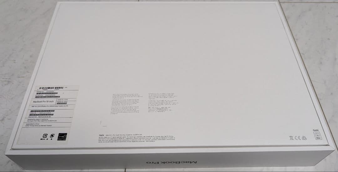 H*h様 MacbookPro 16インチ 2019 Core i9 16GB/