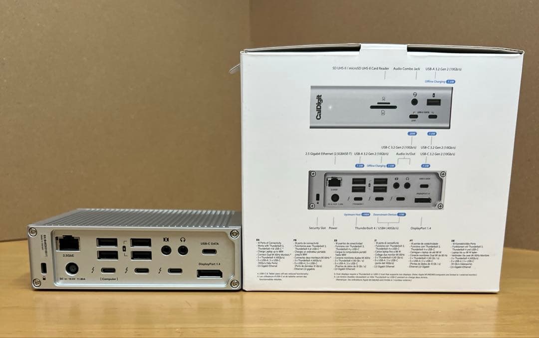美品 CalDigit ts4 (thunderbolt 4 pro dock)