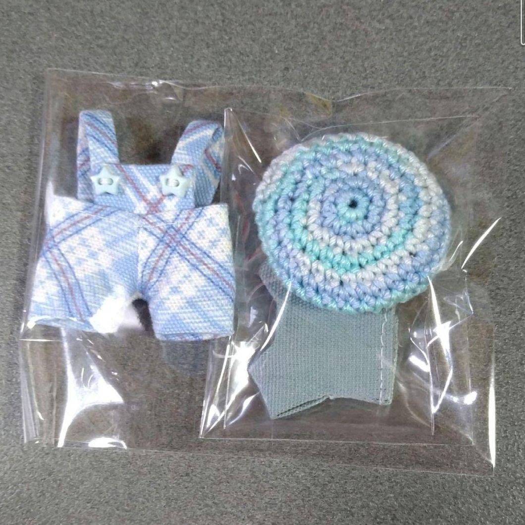 ★メル42489★　ぷちリカちゃん トップス＆サロペット＆帽子 4セット