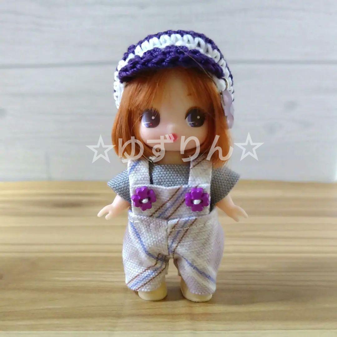 ★メル42489★　ぷちリカちゃん トップス＆サロペット＆帽子 4セット