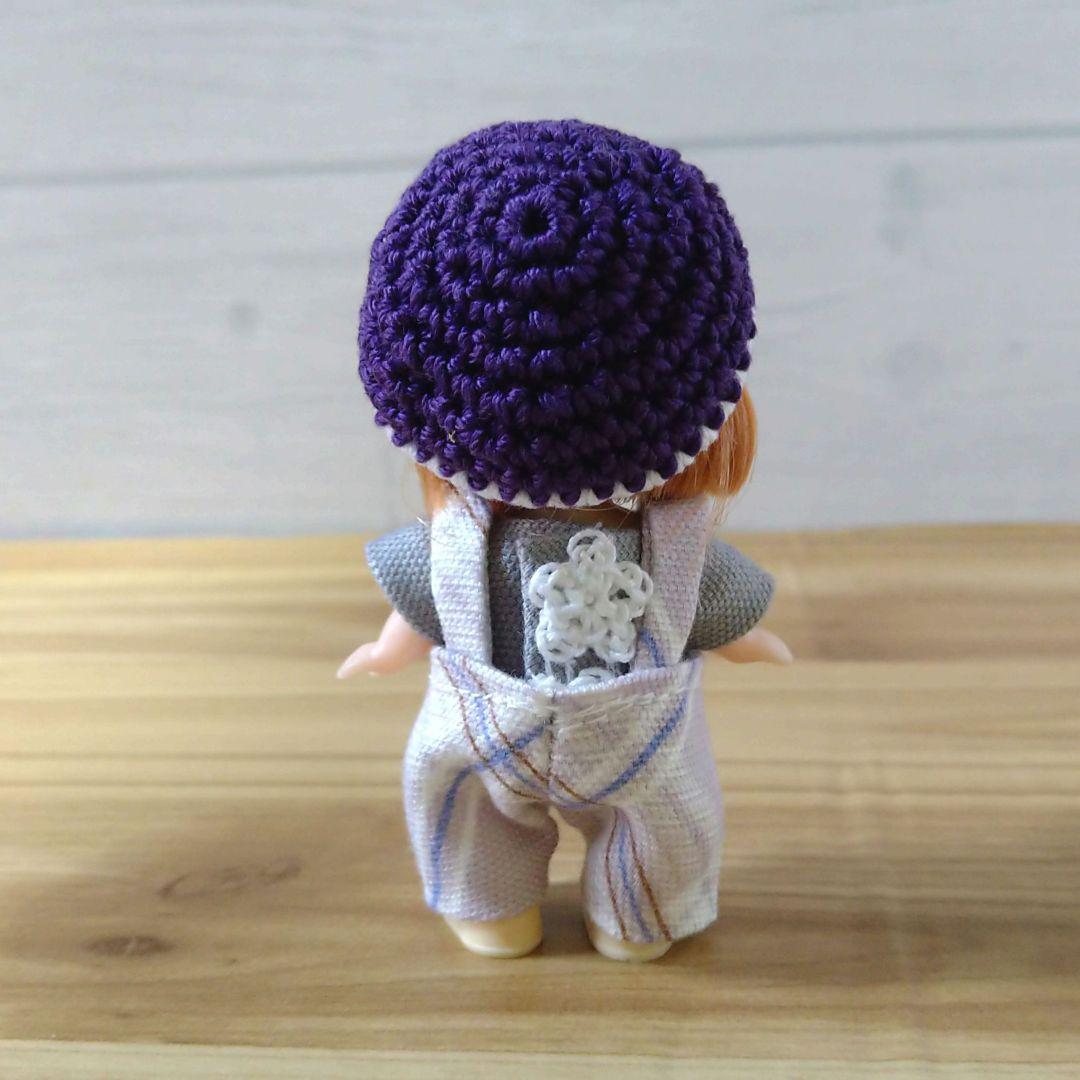 ★メル42489★　ぷちリカちゃん トップス＆サロペット＆帽子 4セット