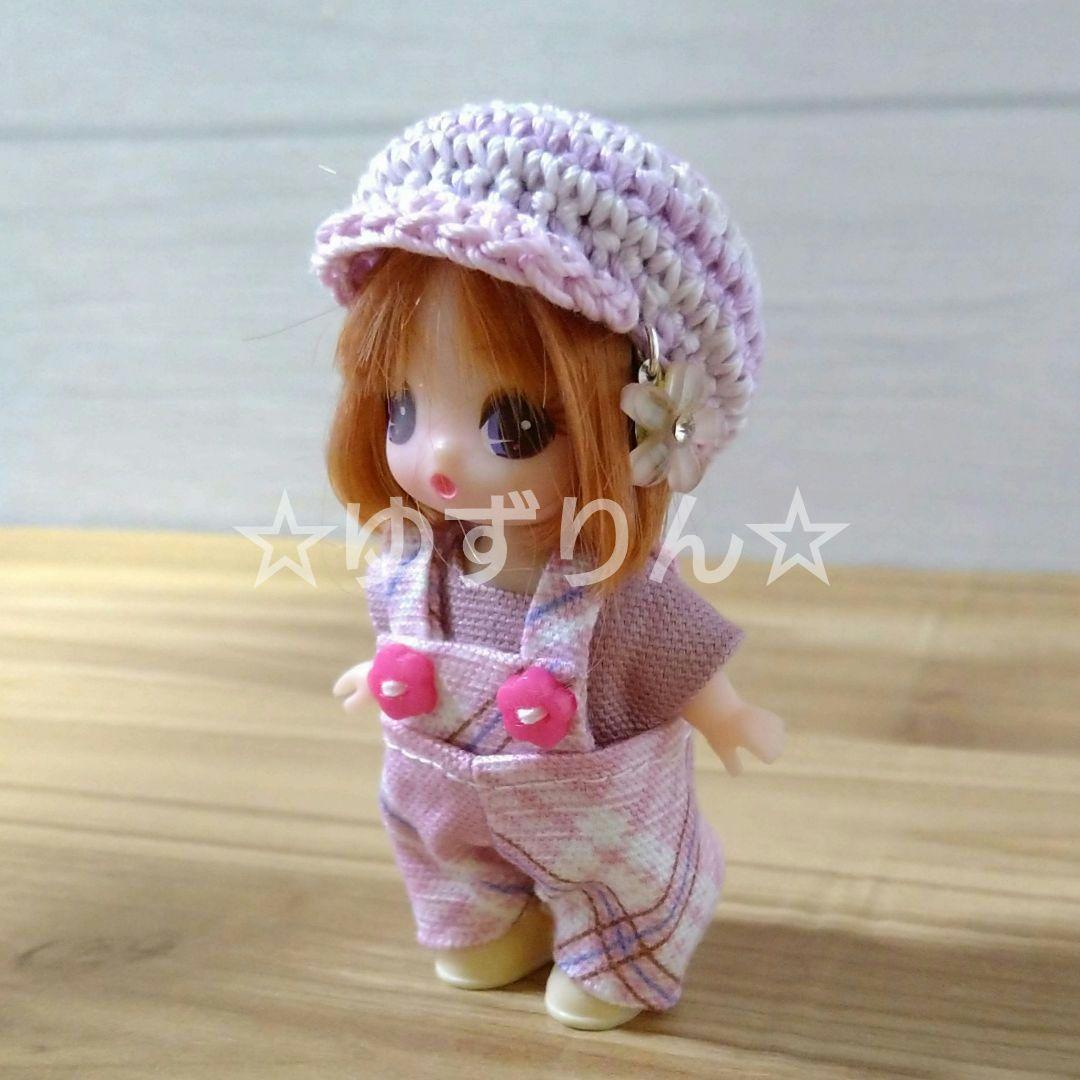 ★メル42489★　ぷちリカちゃん トップス＆サロペット＆帽子 4セット