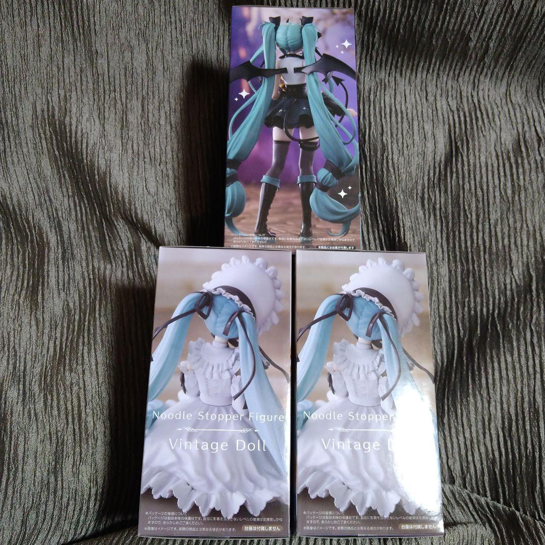 初音ミク フィギュア ヴィンテージドール ラスカル 悪魔　3点セット