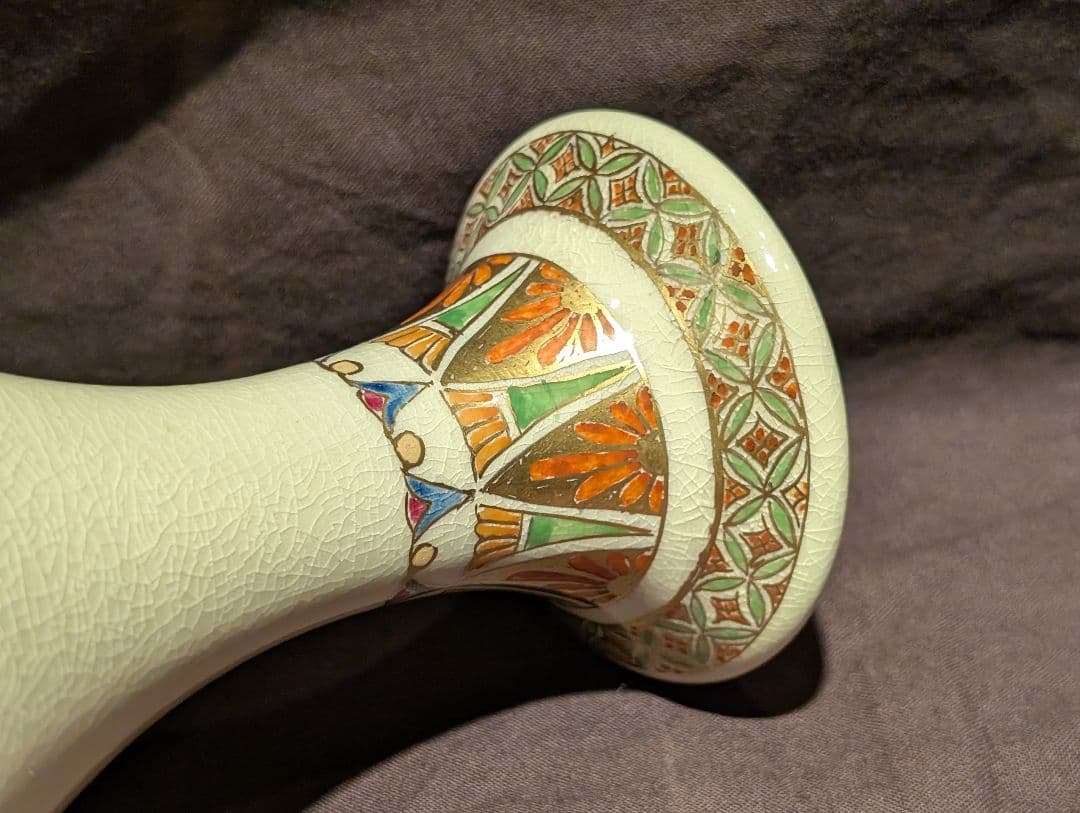 薩摩秋草花瓶静鳳