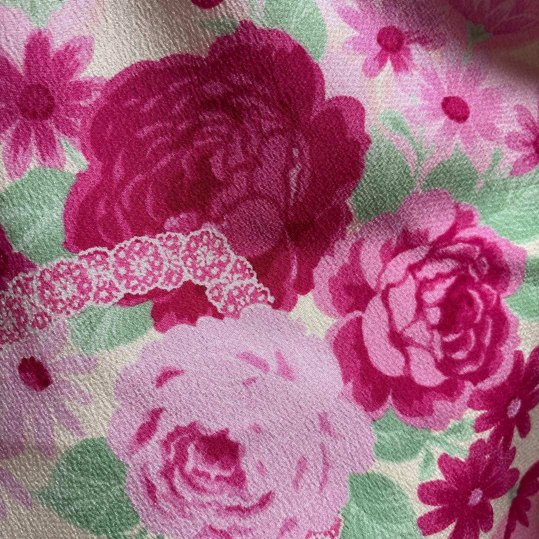 七五三　着物セット　7歳　白色　ピンク色　ブランド　セイコマツダ