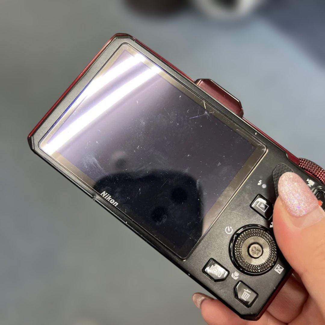 Nikon COOLPIX S9300 レッド　ジャック品