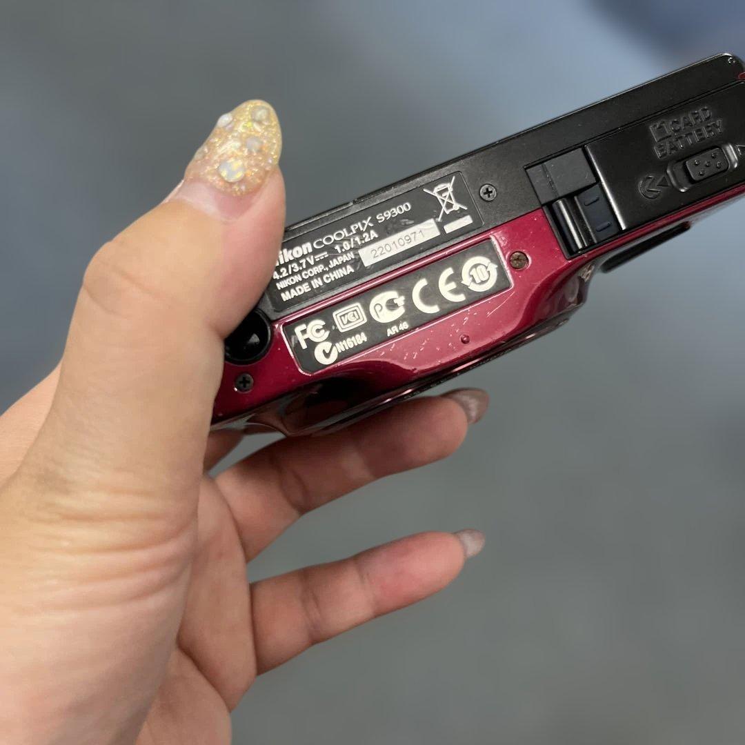 Nikon COOLPIX S9300 レッド　ジャック品