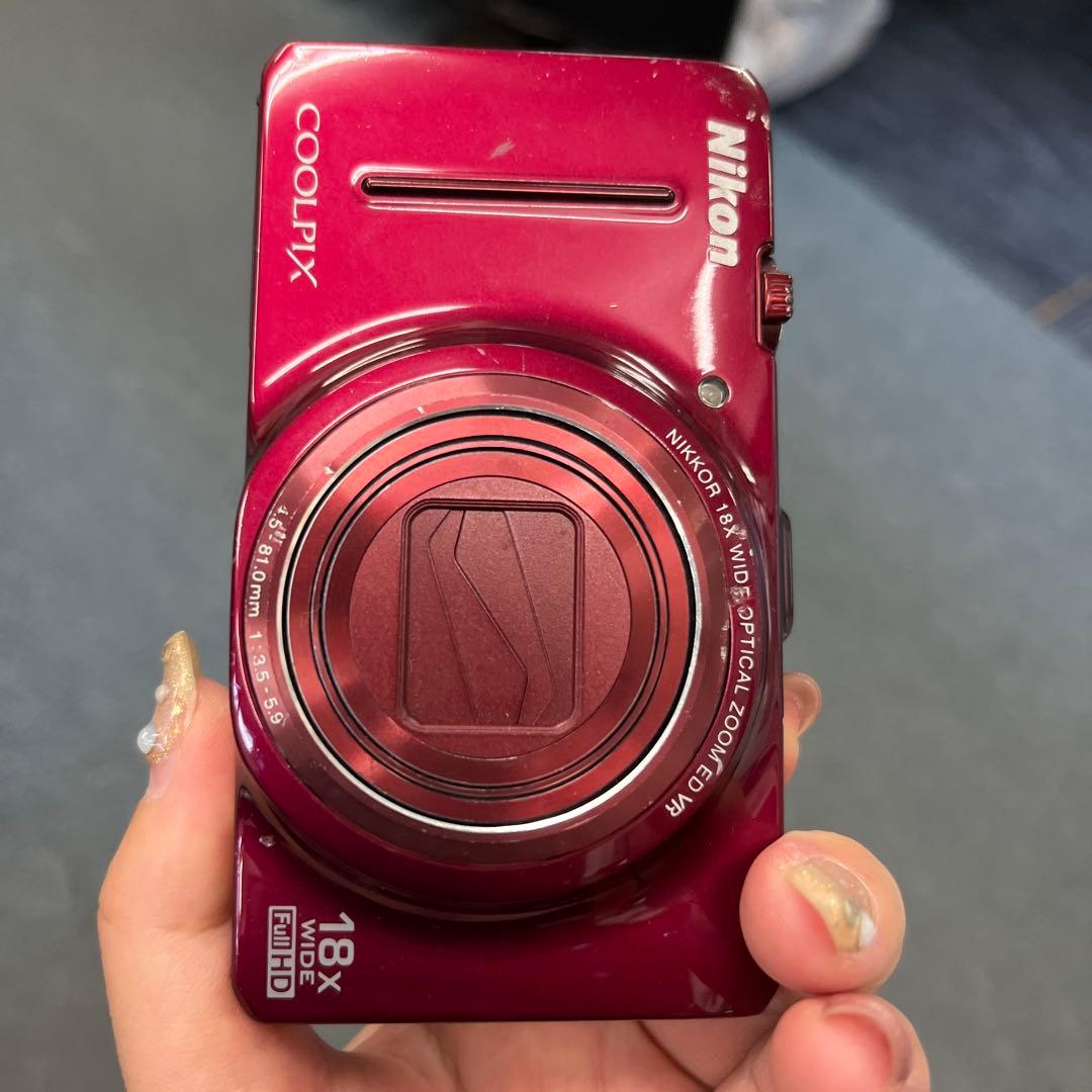 Nikon COOLPIX S9300 レッド　ジャック品