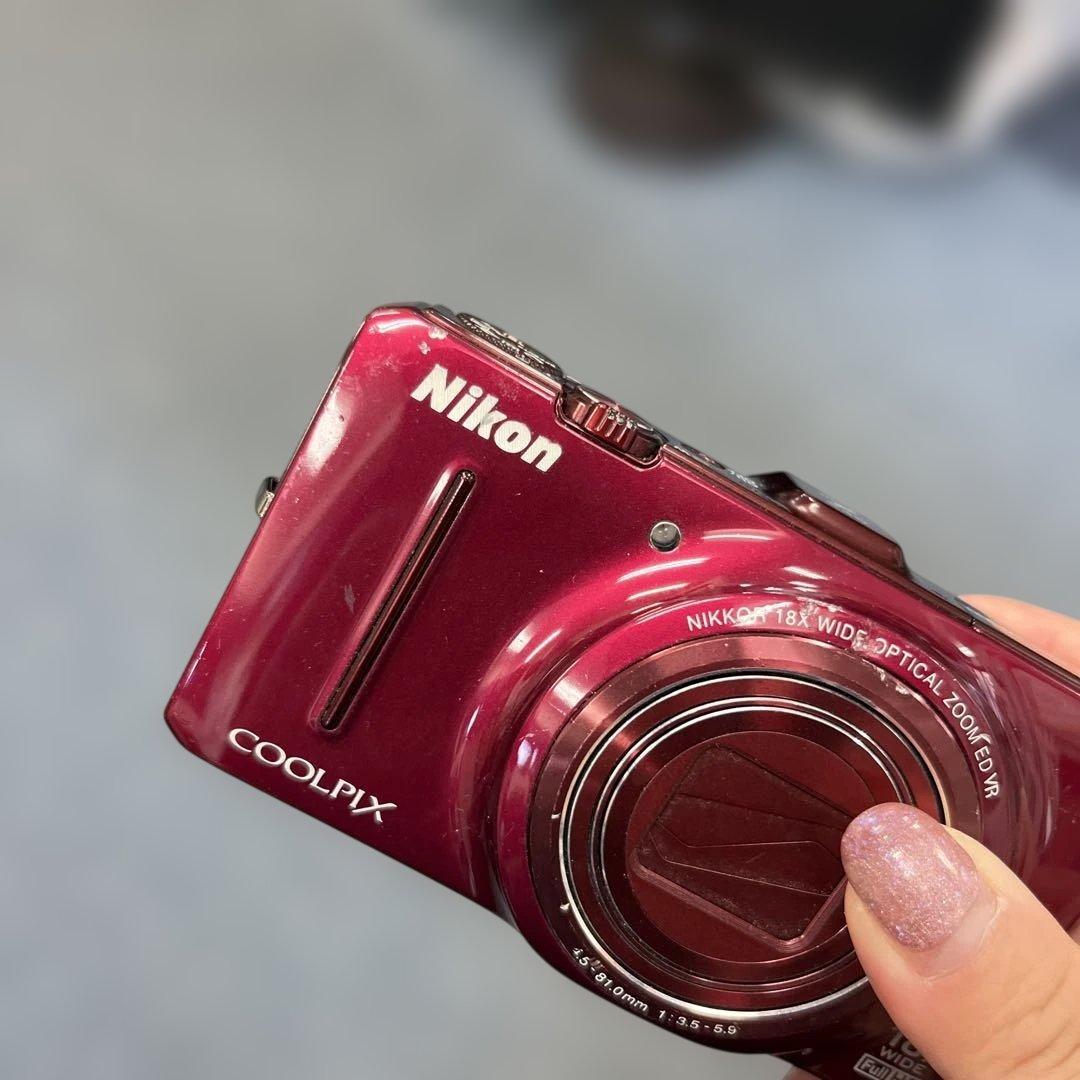 Nikon COOLPIX S9300 レッド　ジャック品