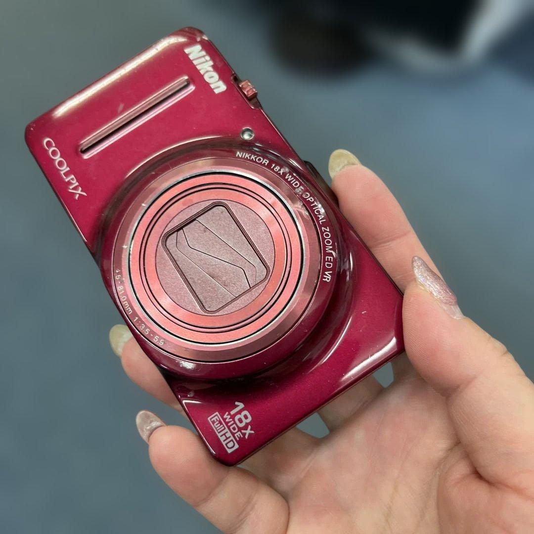 Nikon COOLPIX S9300 レッド　ジャック品