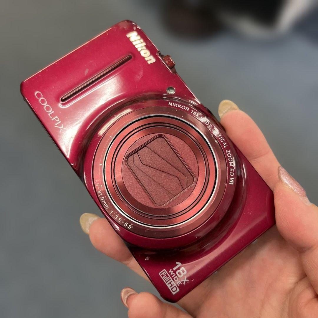 Nikon COOLPIX S9300 レッド　ジャック品