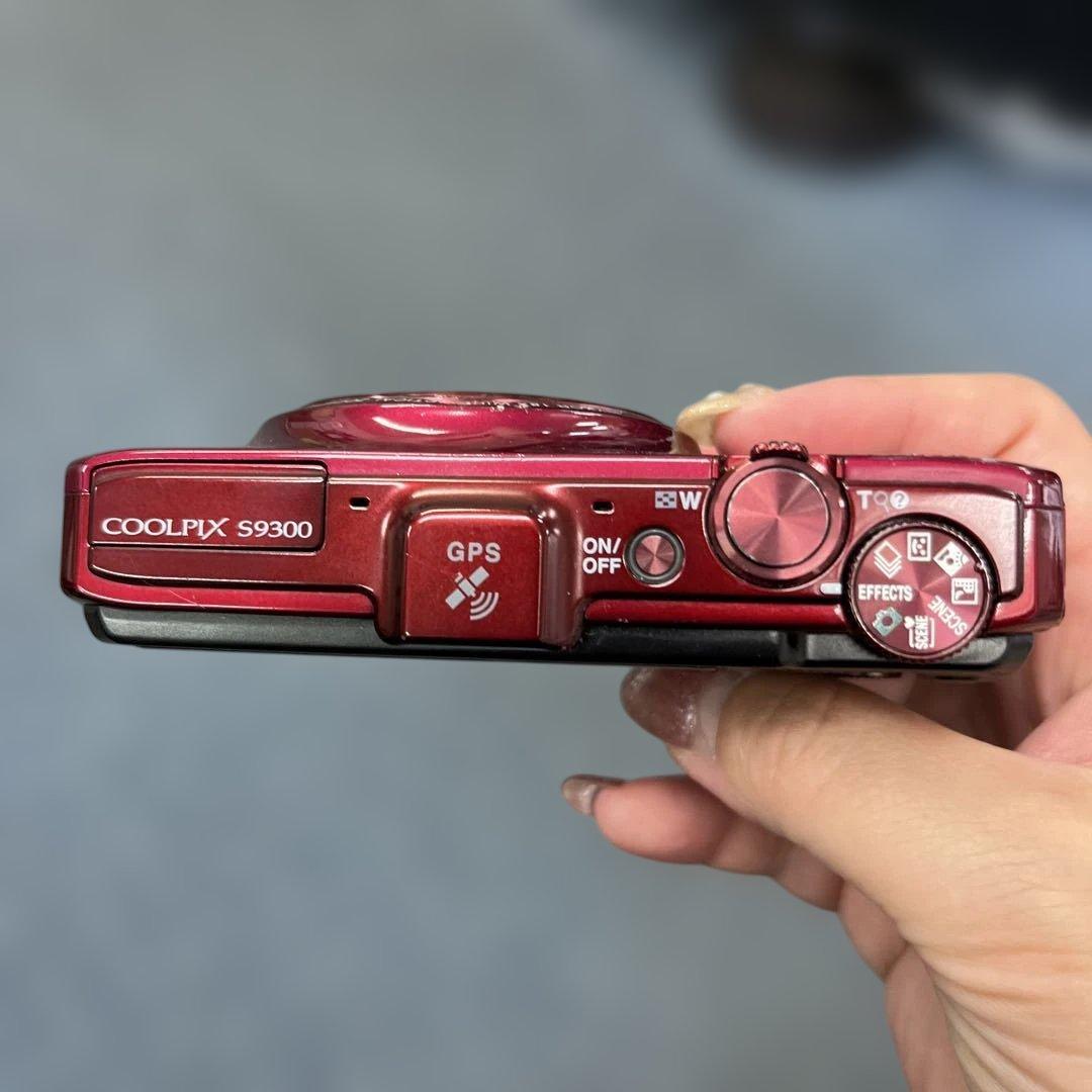Nikon COOLPIX S9300 レッド　ジャック品