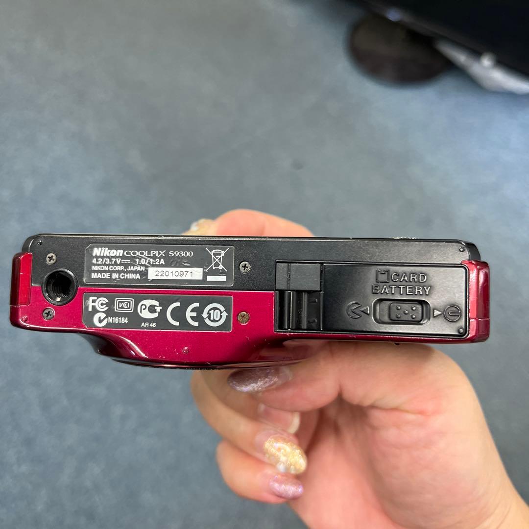 Nikon COOLPIX S9300 レッド　ジャック品