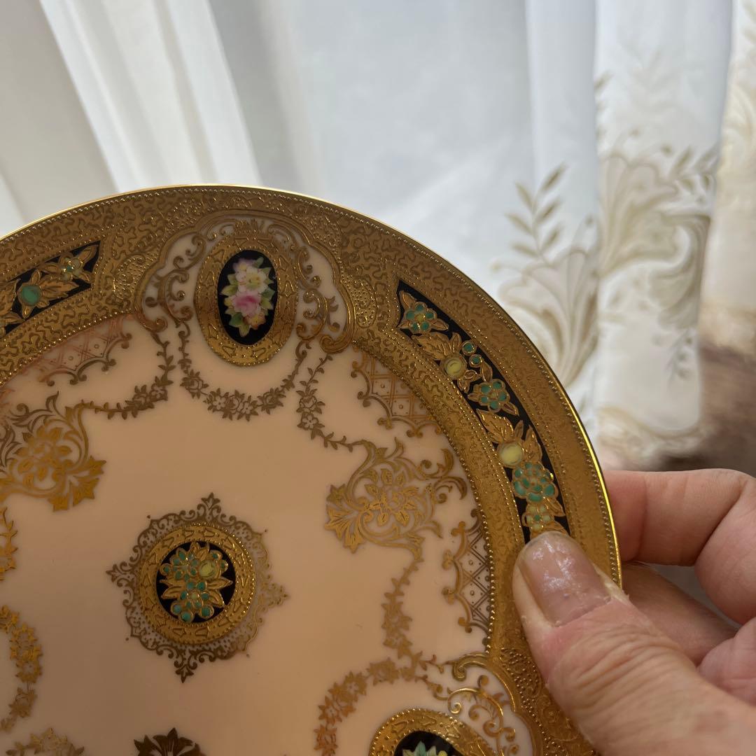 最終処分特価オールドノリタケマルキ金彩が豪華なプレート素敵なインテリア　オススメ