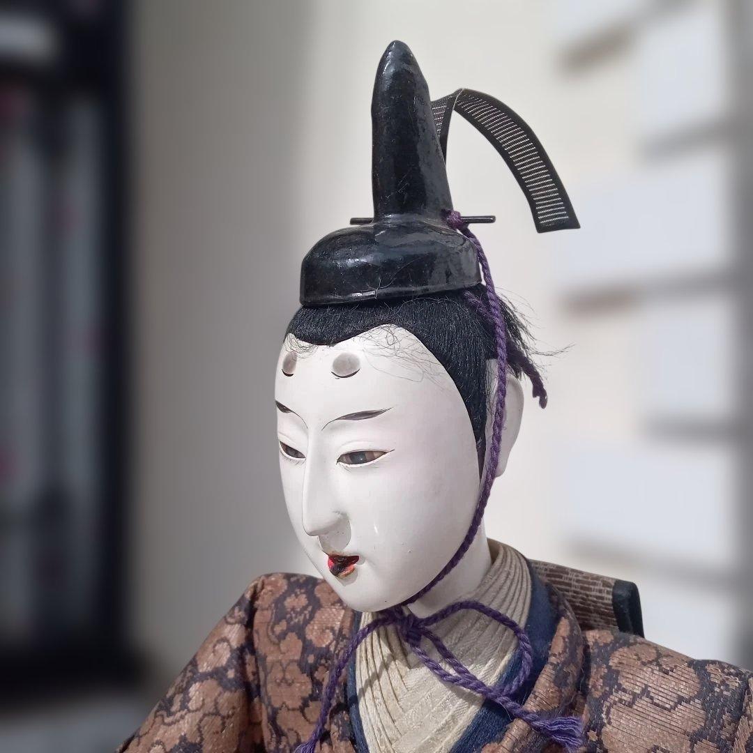 アンティーク１００年 明治大正期 特大！ 親王飾りお雛様②　享保雛　古今雛