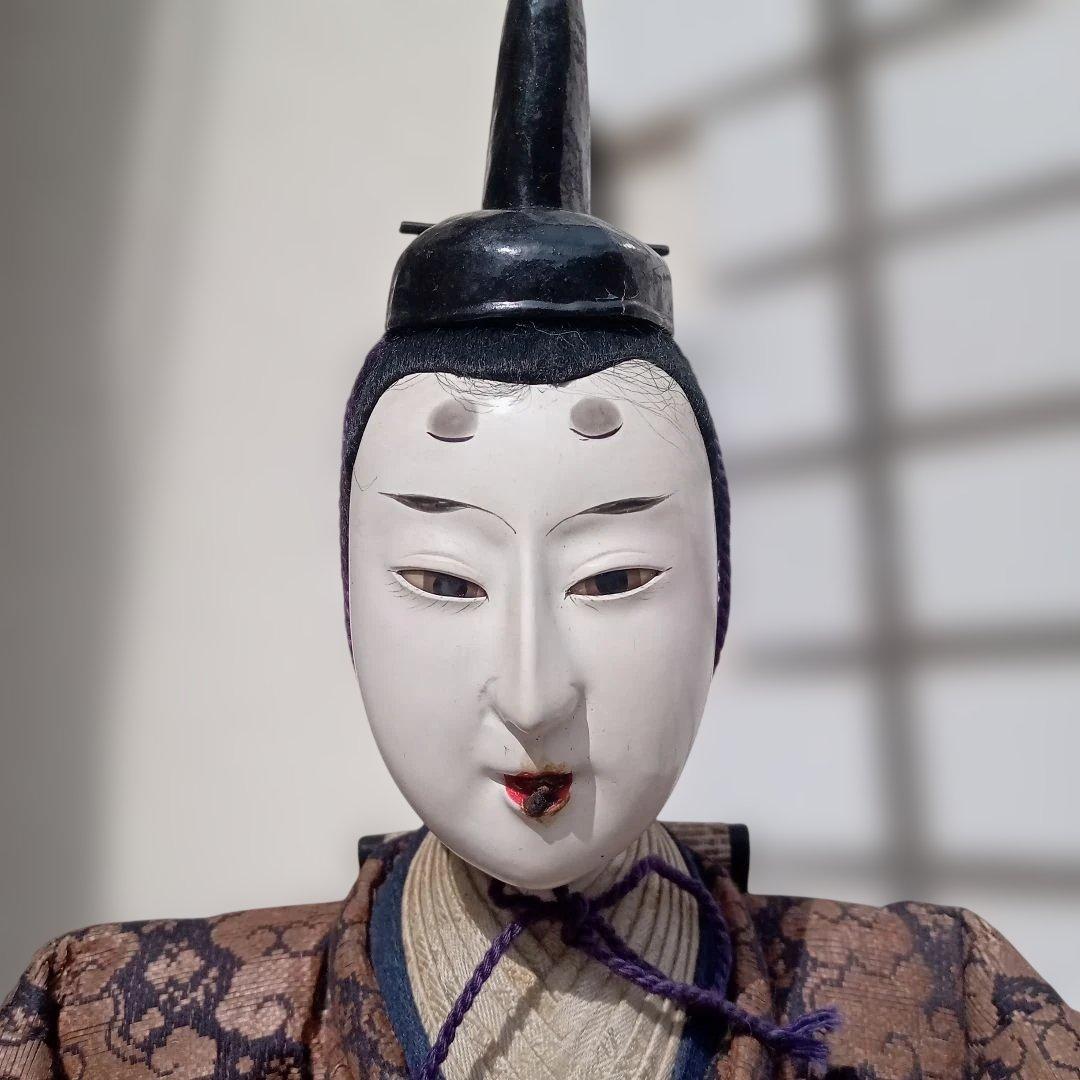 アンティーク１００年 明治大正期 特大！ 親王飾りお雛様②　享保雛　古今雛