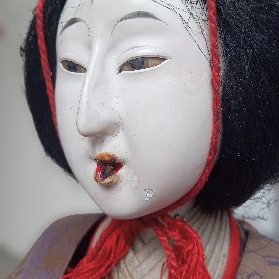 アンティーク１００年 明治大正期 特大！ 親王飾りお雛様②　享保雛　古今雛