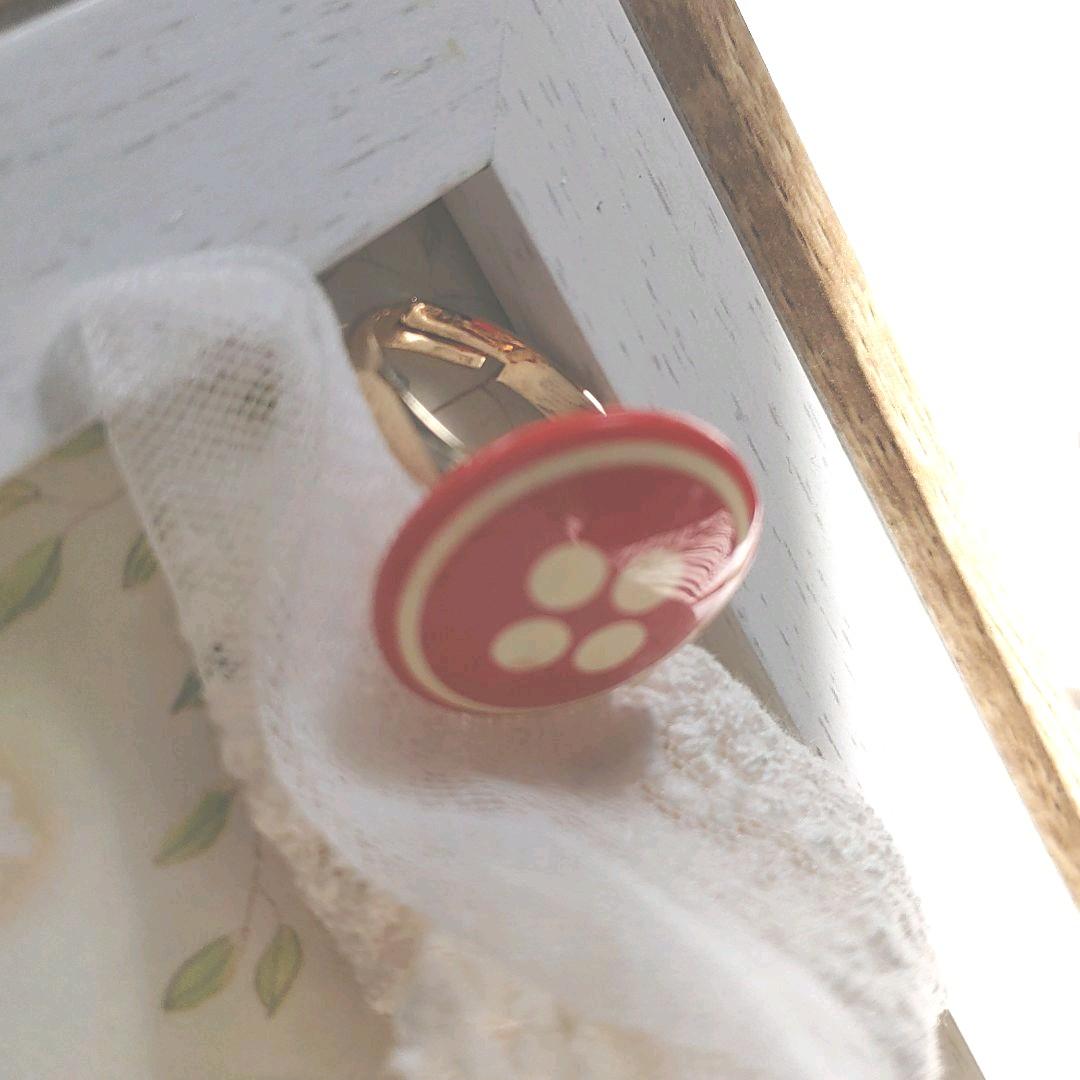 リング　アンティークボタン★3