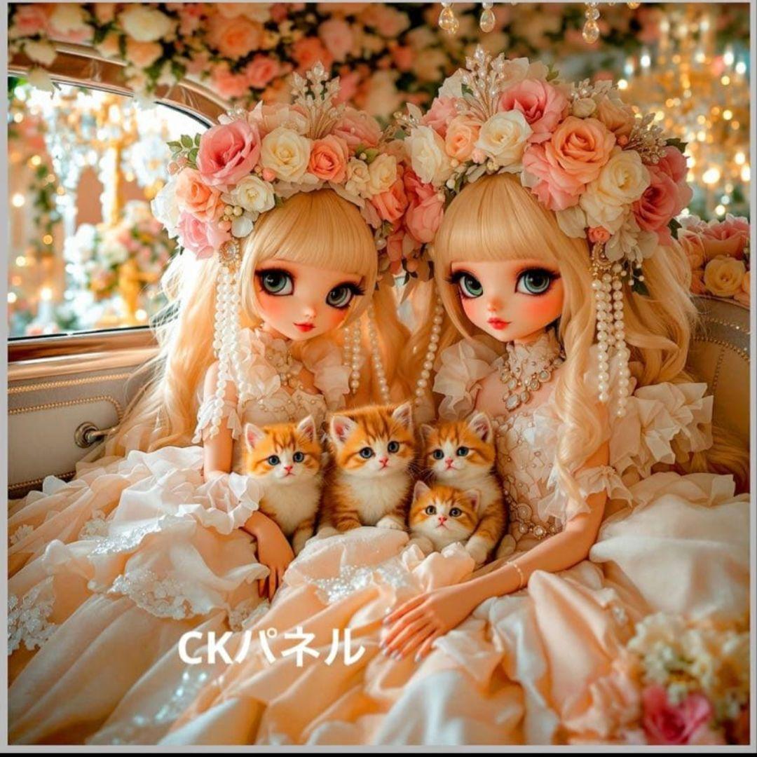 激レア絵本を読むポメラニアンパネル生地　ハンドメイド