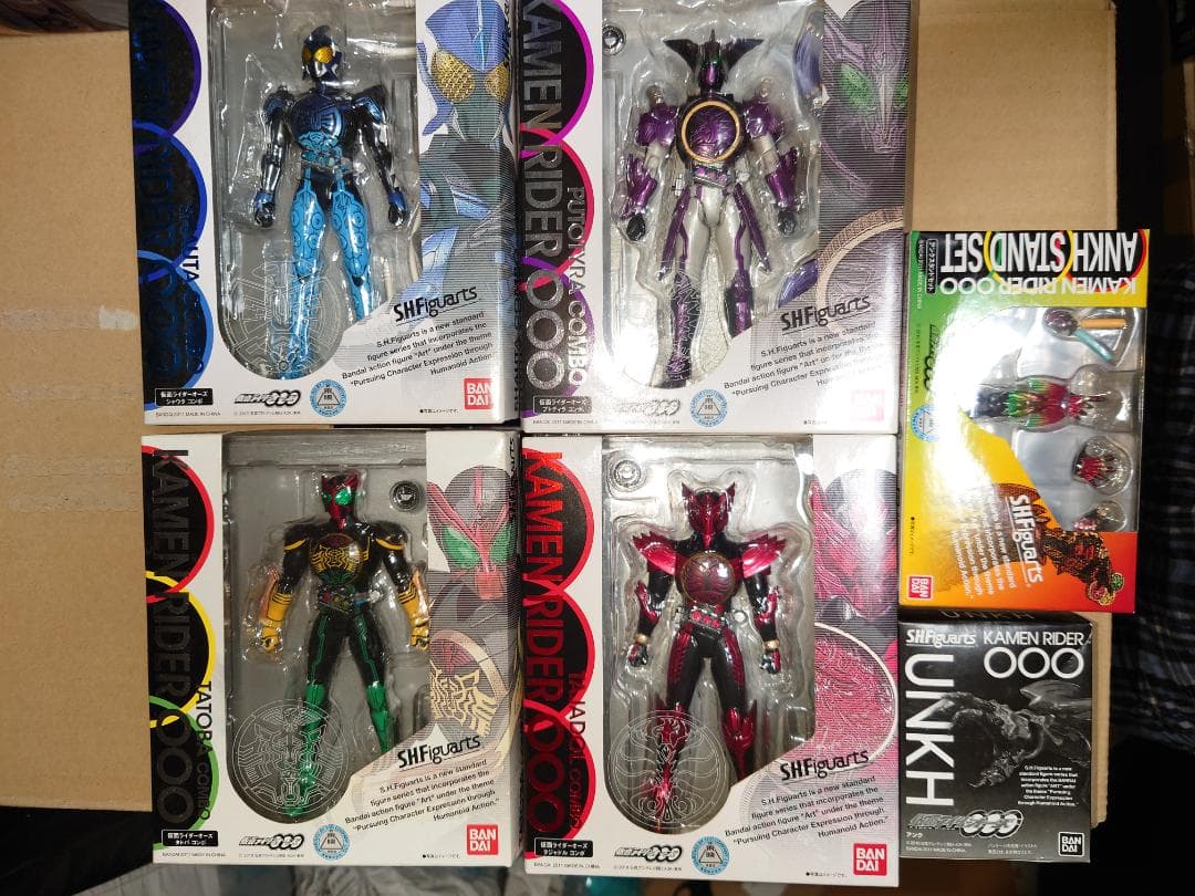 S.H.Figuarts　フィギュアーツ　仮面ライダーオーズ　7点セット