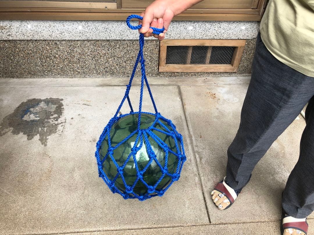 ⭐️漁具、ガラスの浮き球、珍品、アンテーク、縁起物、貴重品、一点物。