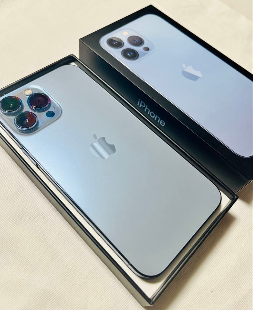 【美品・完品】iPhone13 ProMax 256GB シエラブルー 端末本体