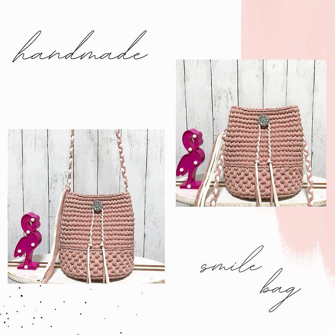 巾着バッグレディースバッグかごバッグ レディースバッグロシアヤーン大人な可愛い春