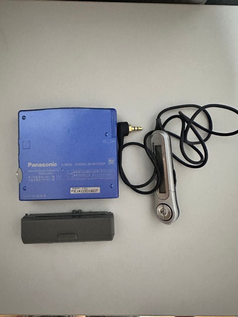 Panasonic ポータブルMDプレーヤー　再生動作確認済み