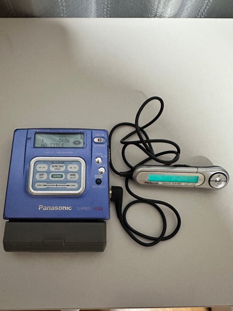 Panasonic ポータブルMDプレーヤー　再生動作確認済み