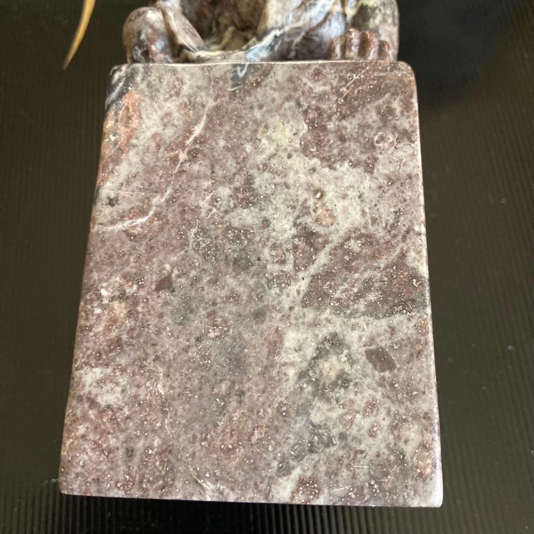 大型印材　獅子　一対　置物　古印　美術品