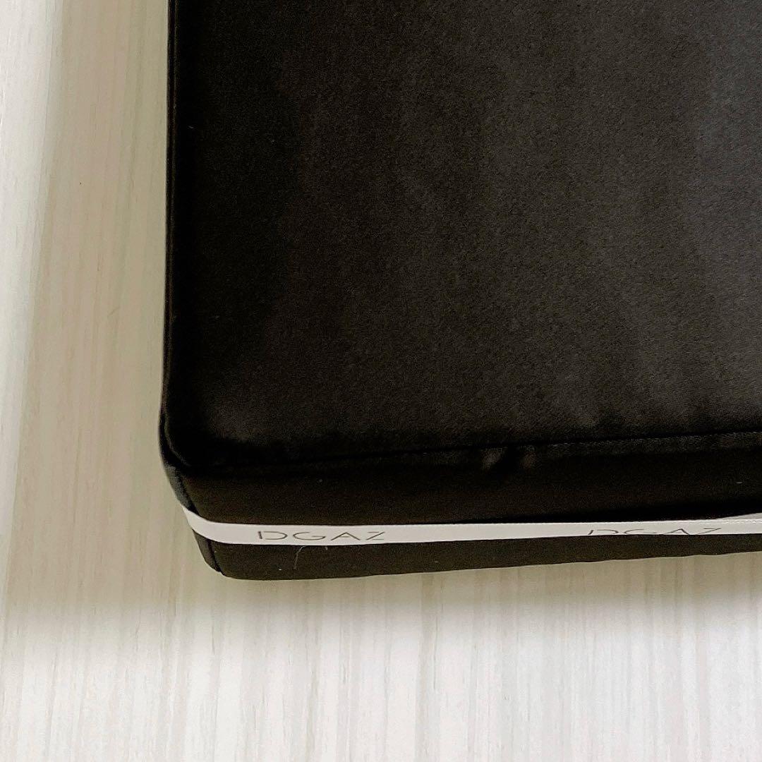 バッグインナーバッグ 高級シルク サテン トートバッグボリード 黒