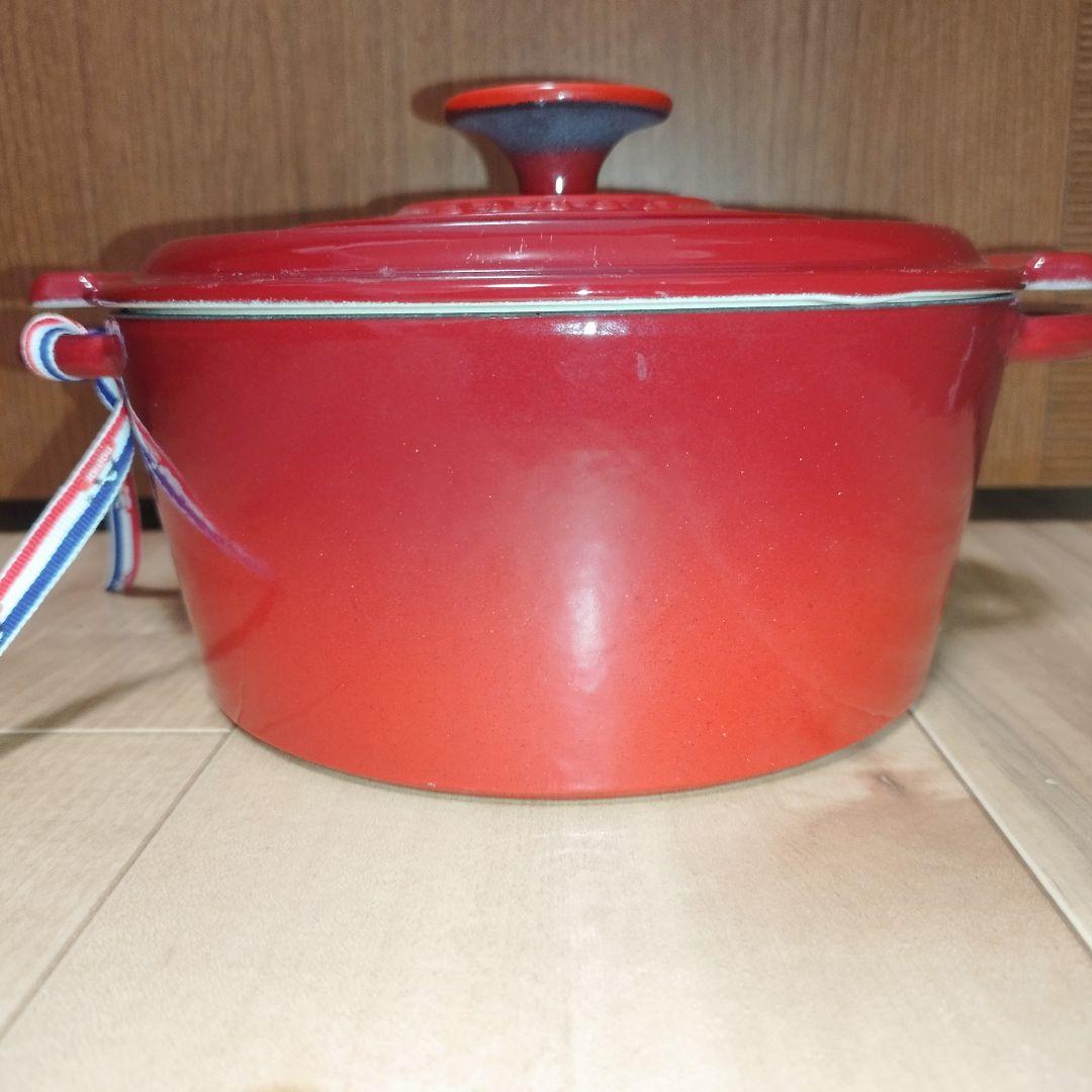 【レア】 ストウブ ノマール ポールボキューズ 20cm 両手鍋 レッド