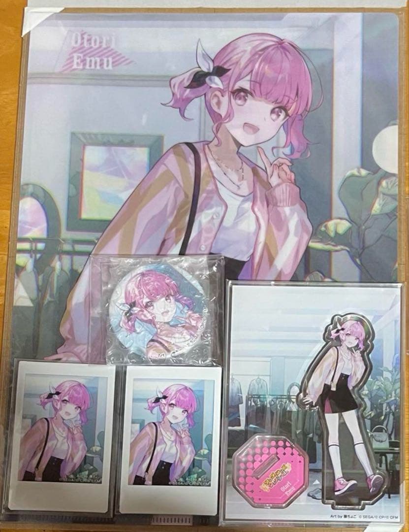 プロセカ 鳳えむ パシャこれ ウエハースカード アクスタ エピカ 缶バッジ