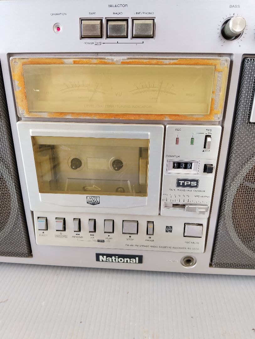 ナショナルラジカセ　RX–5600 動作訳あり　レトロ(あ98)