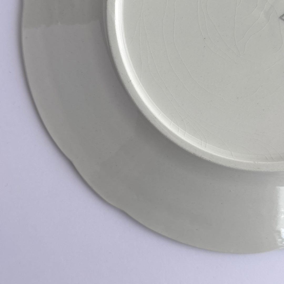 フランスアンティーク　luneville リュネヴィル　ディナー皿　木蓮