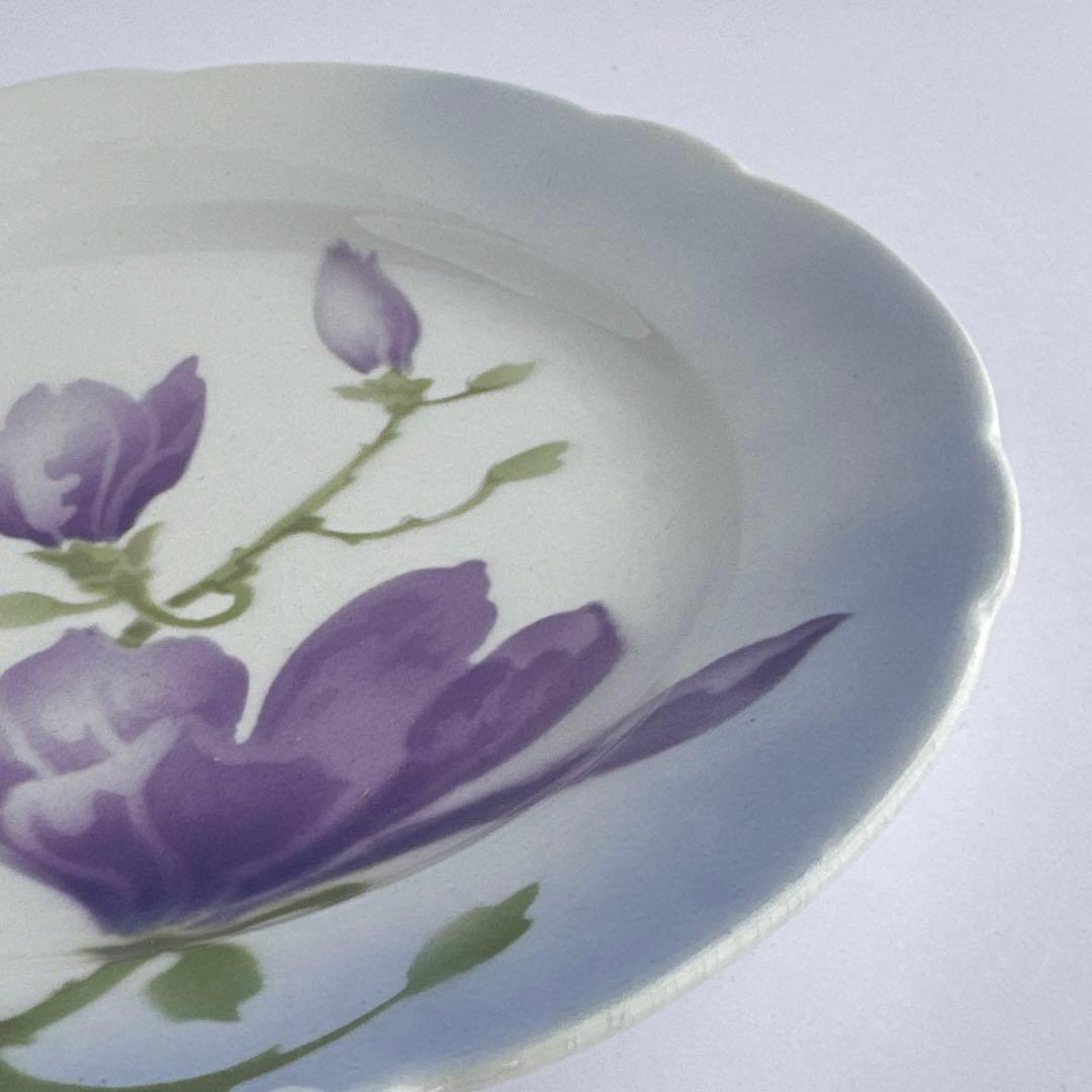 フランスアンティーク　luneville リュネヴィル　ディナー皿　木蓮