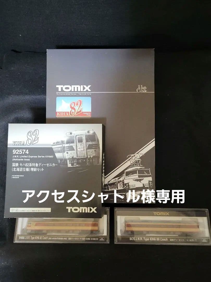 TOMIX『国鉄キハ82系特急 北海道仕様』 基本セット/増結セット/単品2両